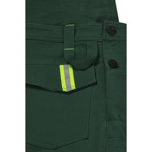 Planam rECOline Bibpant black/black - No need to spend ages looking for your tools, thanks to the hammer loop.