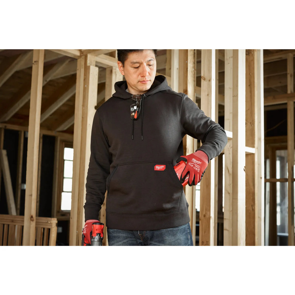 Milwaukee Midweight Hoodie WH MW - Black