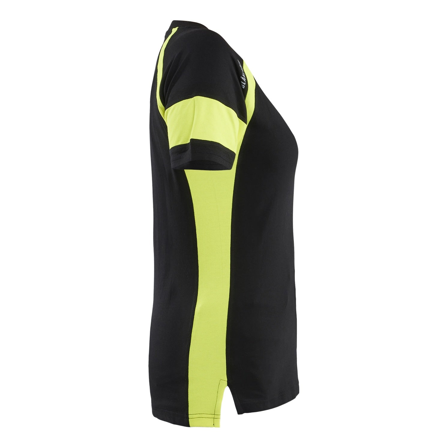 Blaklader BLAKLADER 35241030 Women's T shirt with Hi Vis Hi Vis Reflective Short Sleeve Work T-Shirt WOMEN - 100% Cotton - 352410309933_CR