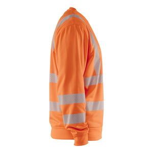 Blaklader BLAKLADER 35622538 Hi Vis Reflective Work Sweatshirt MEN - Pique Fleece - 356225385300_CR