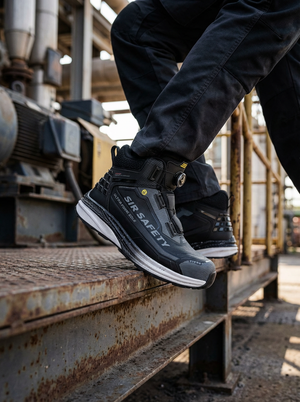 SIR SAFETY FESTIVAL Safety Boots S7S MEN Work Shoe - Nano Fiberglass Toe & NWT Midsole - MB3232Z9 - MB3232Z9_IN-USE_3