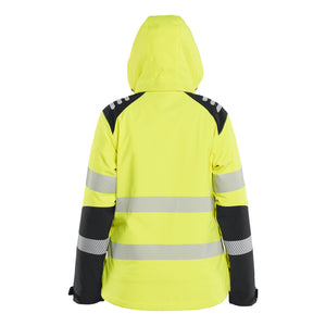 Blaklader BLAKLADER 44012513 Women's Hi vis Lightweight lined Winter Softshell Jacket Hi Vis Reflective Softshell Work Jacket WOMEN - Waterproof - 440125133399_3