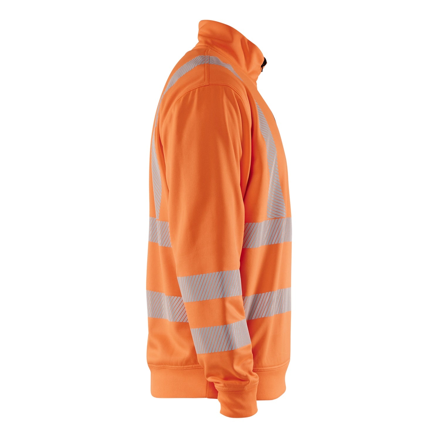 Blaklader BLAKLADER 35642538 Hi Vis Reflective Half-zip Work Sweatshirt MEN - Breathable - 356425385300_CR