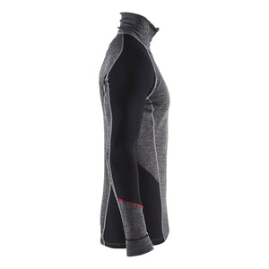 Blaklader 46991736 Underwear zip neck top XWARM, 100% Merino - 469917369699_CR