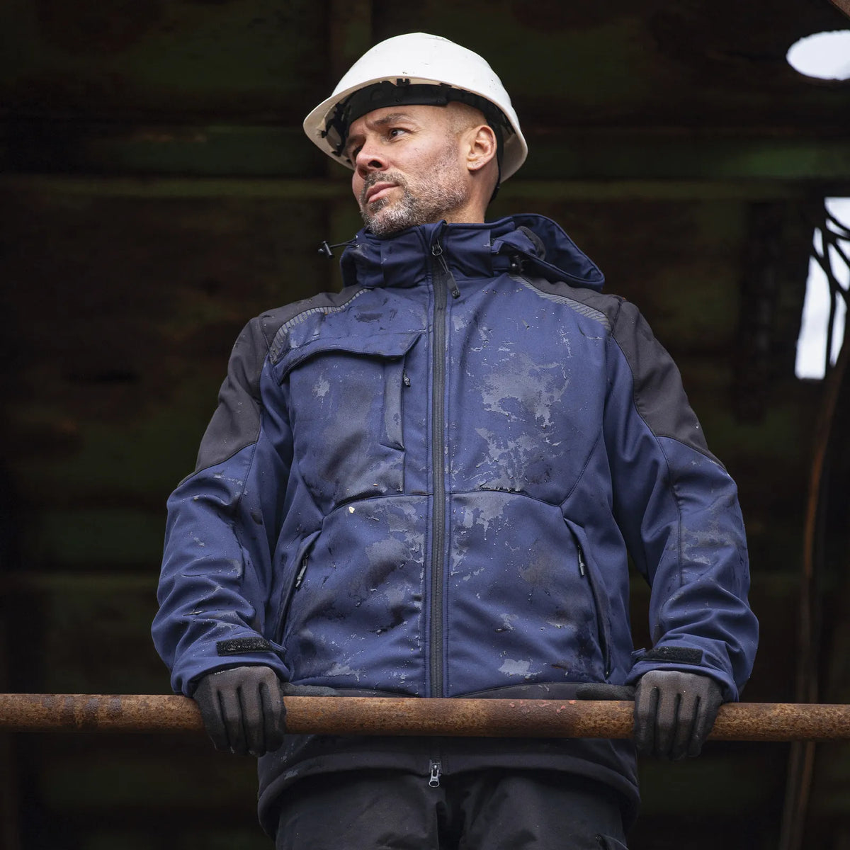 ELKA Rainwear - Working Xtreme Winter Softshell Jacket - Navy/Black