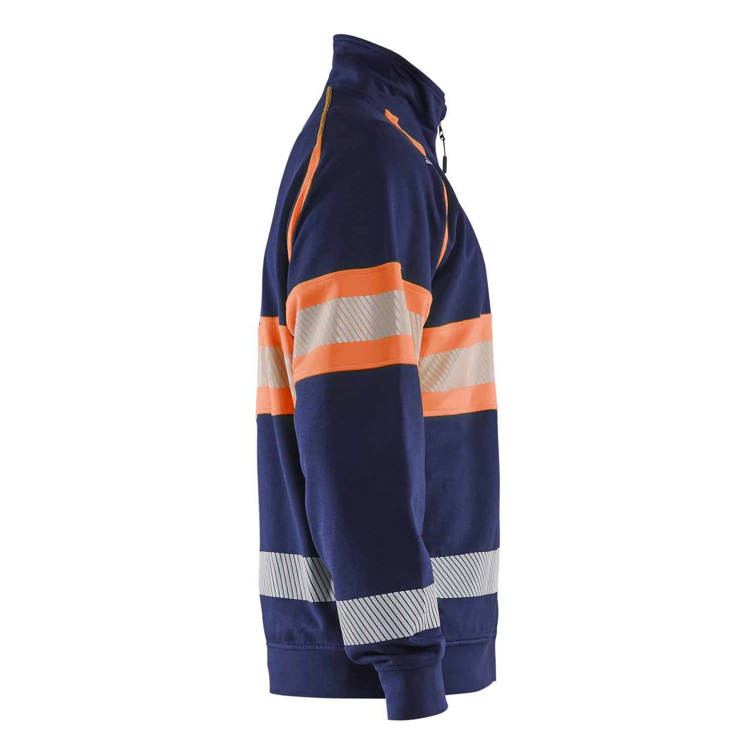 Blaklader BLAKLADER 35511158 Hi Vis Sweater Hi Vis Reflective Full-zip Work Sweatshirt MEN - 100% Cotton - 355111588953_CR
