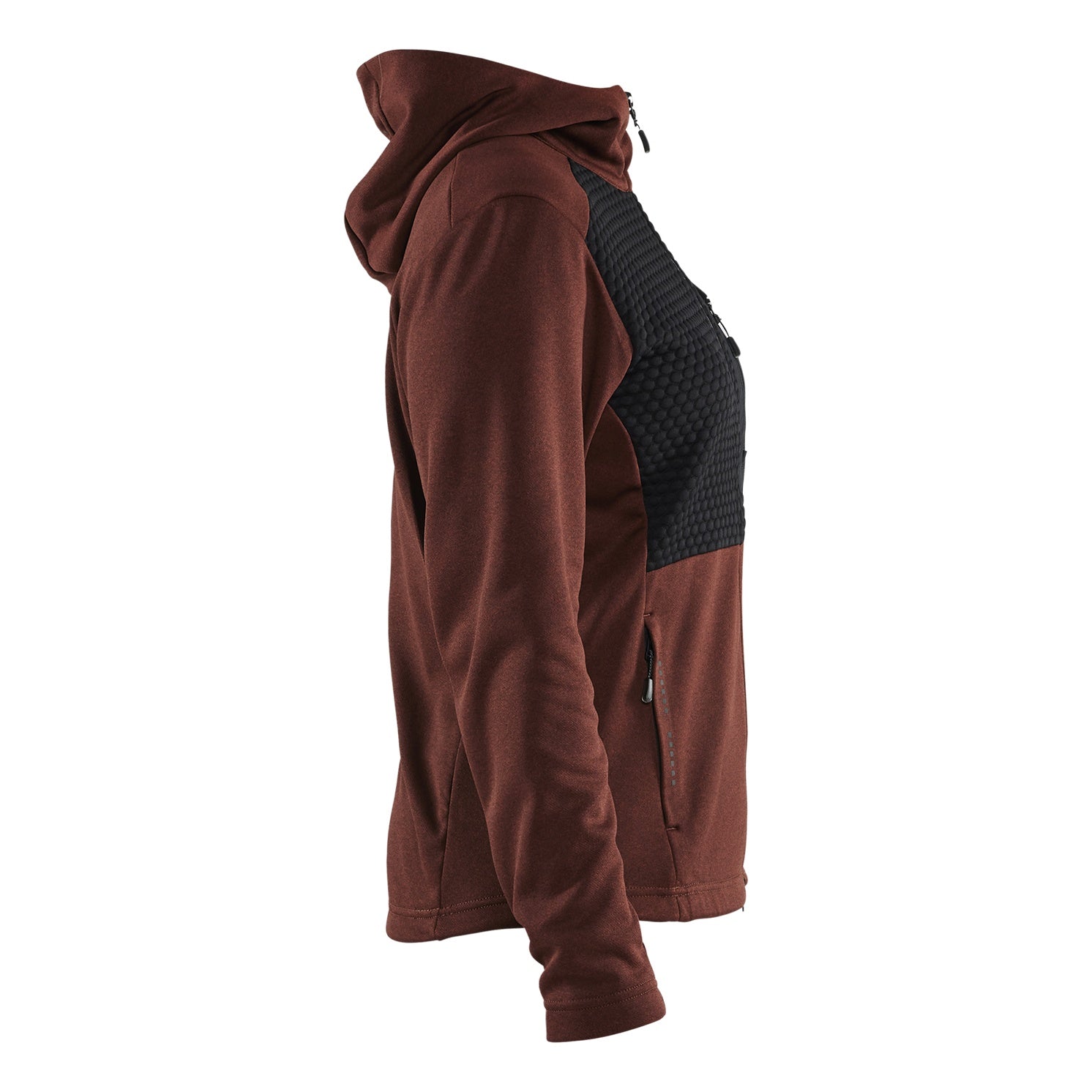 Blaklader BLAKLADER 35422533 WOMEN'S HOODIE WITH FULL LENGTH ZIP Work Jacket WOMEN - Pique Fleece - 354225335999_CR