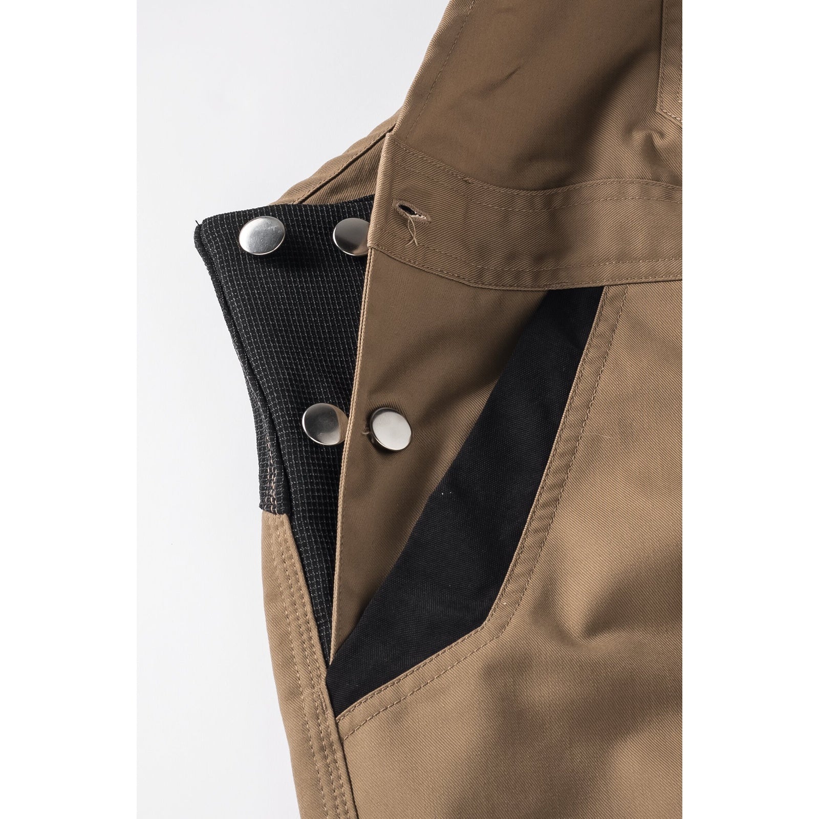 Planam Norit Women's dungarees black/black - Always fits perfectly - thanks to ist adjustable waist