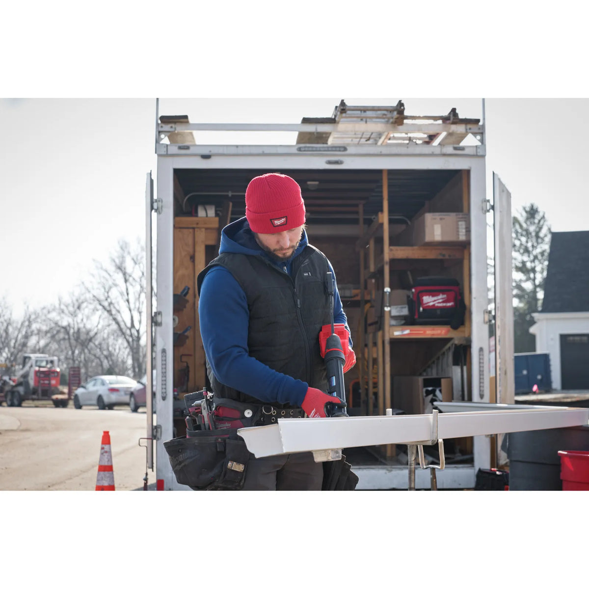 Milwaukee Cuffed Beanie BNC - Red