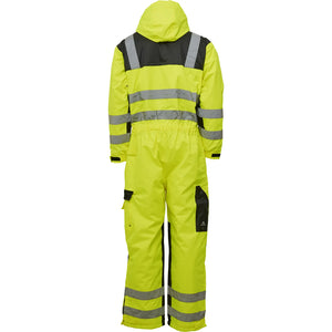 ELKA Rainwear - Visible Xtreme Winter Thermal Coverall - Fluorescent Yellow/Black