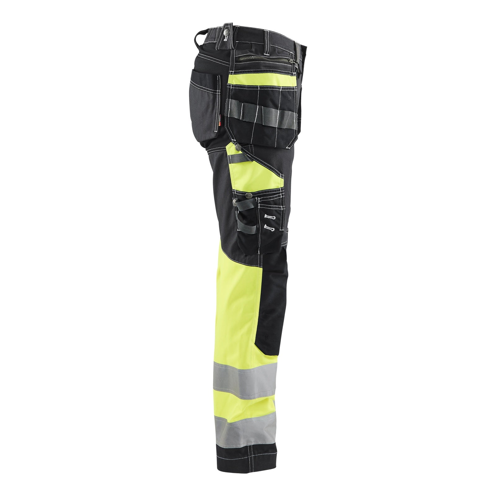 Blaklader BLAKLADER 71961370 | Women's Hi vis Trousers with Stretch Hi Vis Reflective Work Trousers Women - 100% Cotton - 719613709933_CR