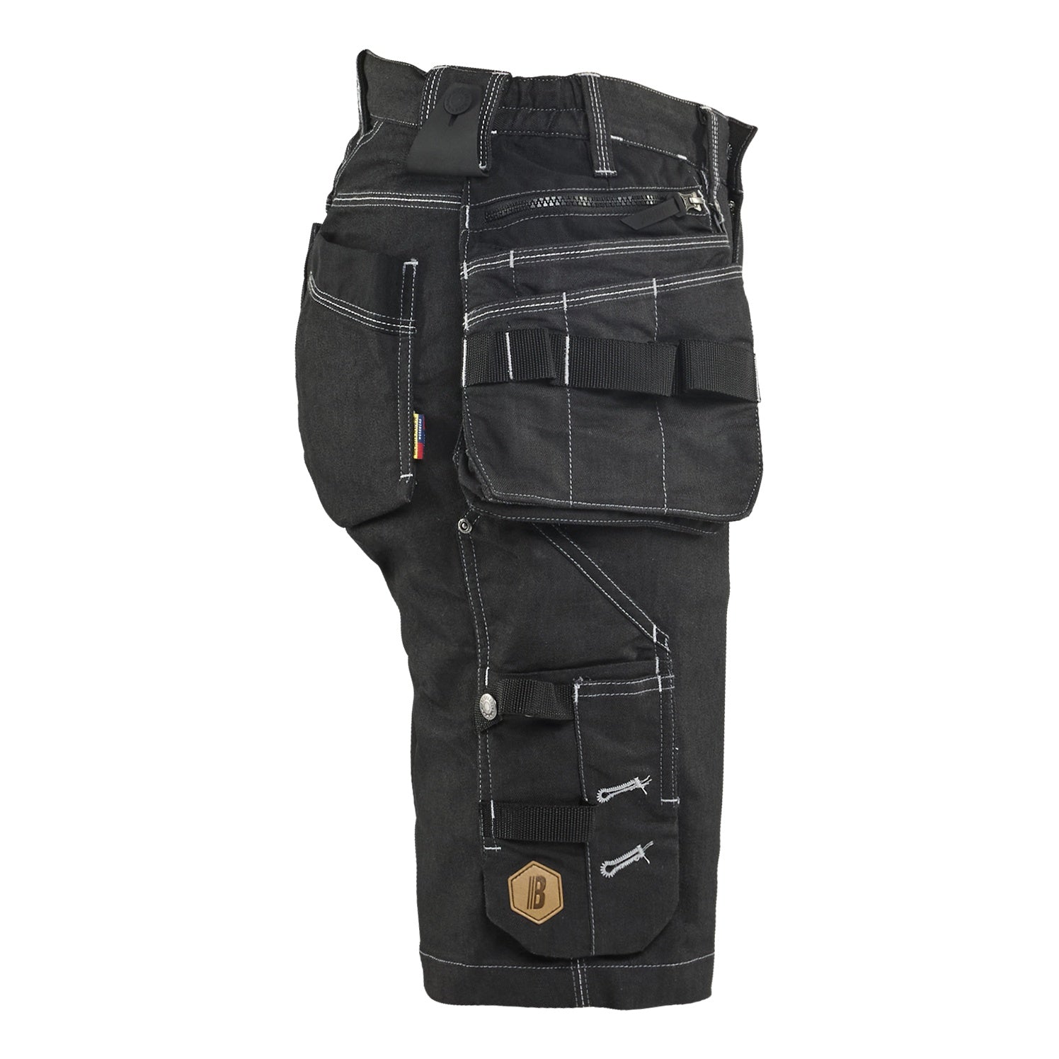 Blaklader BLAKLADER 79921141 | Women's craftsman shorts X1900 stretch Work Shorts Women - Cordura Denim - 799211419900_CR