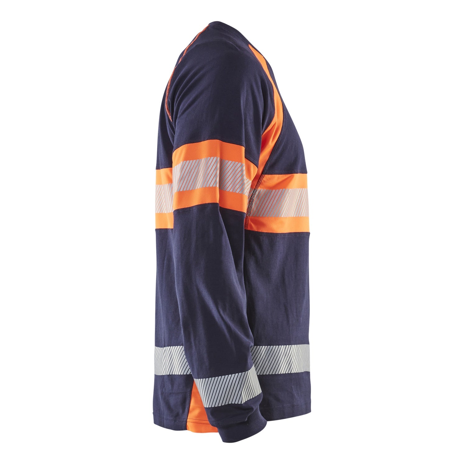 Blaklader BLAKLADER 35101030 Hi Vis Long Sleeved T Shirt Hi Vis Reflective Long Sleeve Work T-Shirt MEN - 100% Cotton - 351010308853_CR