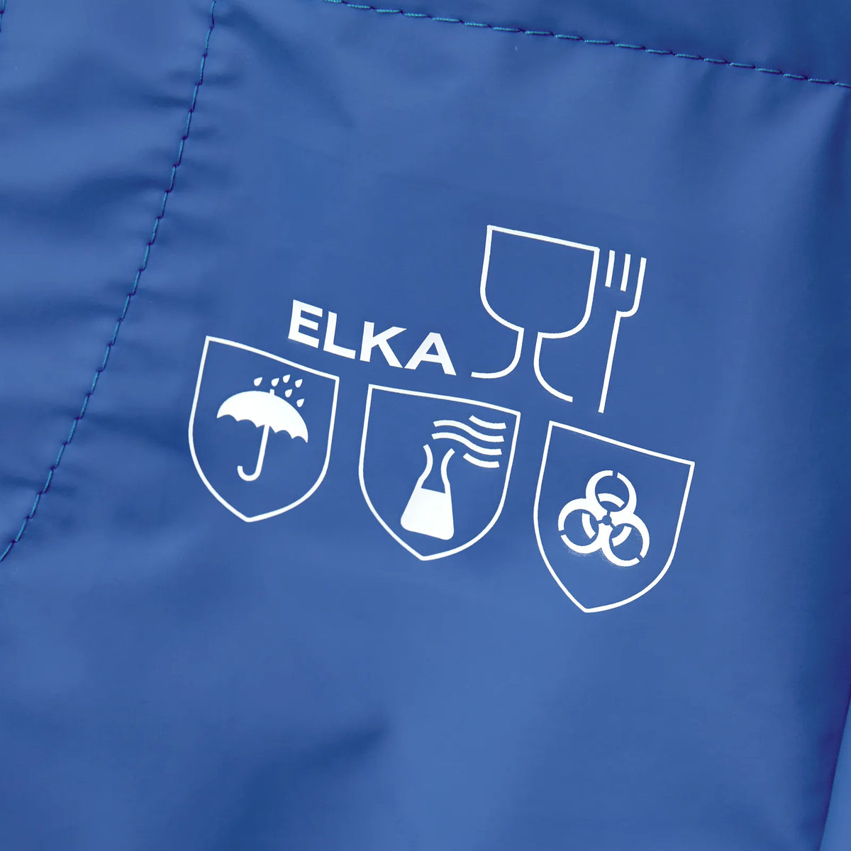 ELKA Rainwear - ELKA FOOD Apron w/loops for braces G&F - Cobalt