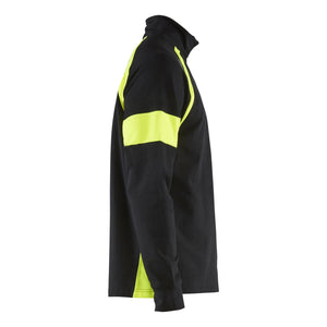 Blaklader BLAKLADER 35501158 Hi Vis Reflective Half-zip Work Sweatshirt MEN - 100% Cotton - 355011589933_CR