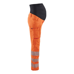 Blaklader BLAKLADER 71001642 Women's hi Vis 4 way stretch maternity trousers Hi Vis Reflective Work Trousers Women - water repellent - 710016425399_CR