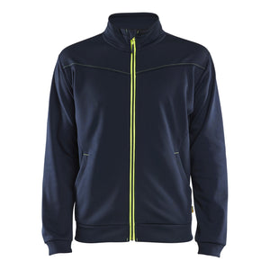 Blaklader BLAKLADER 33622526 Sweatshirt With Full Zip Work Sweatshirt MEN - Pique Fleece - 336225268633