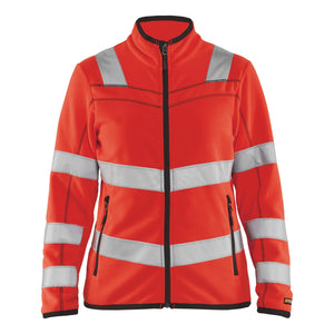 Blaklader BLAKLADER 49661010 Women's Hi Vis microfleece jacket Hi Vis Reflective Work Jacket WOMEN - Antipilling Fleece - 496610105500