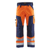 Blaklader BLAKLADER 15661811 | Hi Vis trousers Hi Vis Reflective Work Trousers Men - Class 2 Certified - 156618115389