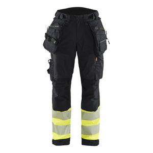 Blaklader BLAKLADER 71142513 | Women's Hi Vis softshell trousers Hi Vis Reflective Work Trousers Women - Waterproof - 711425139933