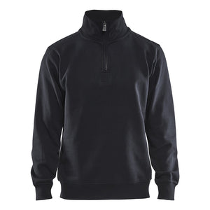 Blaklader BLAKLADER 33651048 Sweatshirt With Collar Half-zip Work Sweatshirt MEN - Brushed Inside - 336510489900