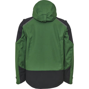 ELKA Rainwear - Working Xtreme Softshell Jacket with detachable sleeves - Green/Black