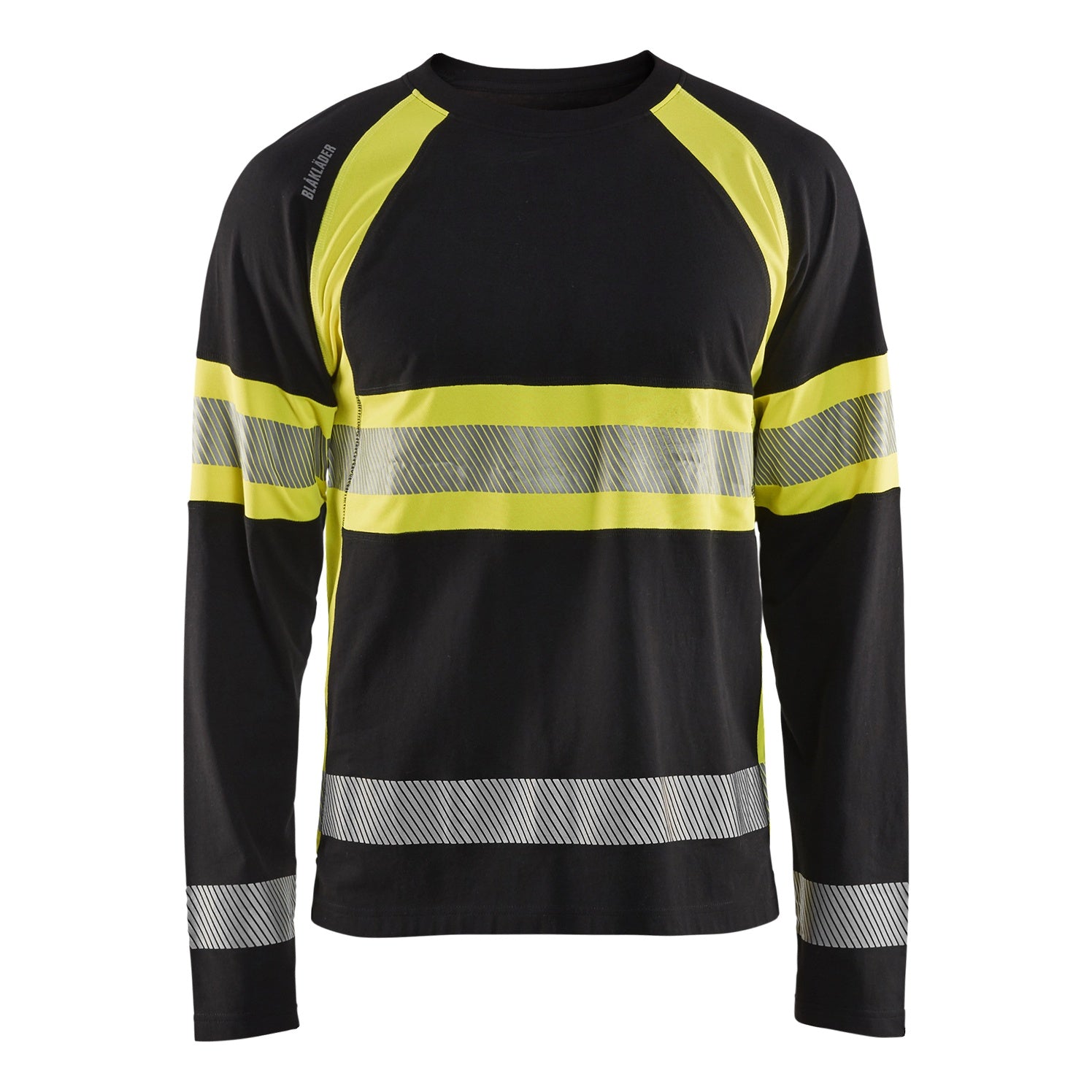 Blaklader BLAKLADER 35101030 Hi Vis Long Sleeved T Shirt Hi Vis Reflective Long Sleeve Work T-Shirt MEN - 100% Cotton - 351010309933