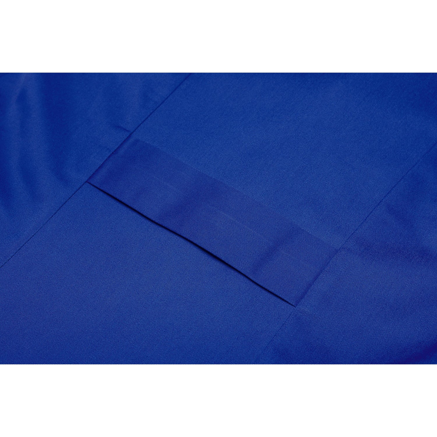 Planam Ladies Coat sleeveless royal blue - The back belt ensures a good fit.