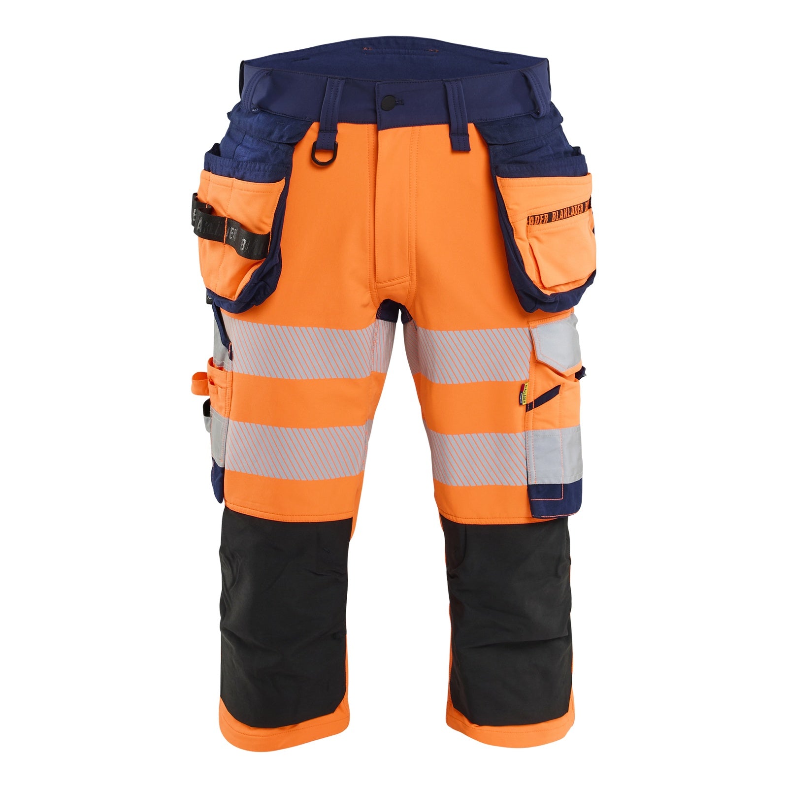 Blaklader BLAKLADER 11231648 HI VIS PIRATE TROUSERS 4 WAY STRETCH Hi Vis Reflective Work Pirate Bermuda Men - double weave - 112316485389