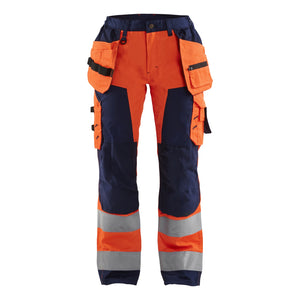 Blaklader BLAKLADER 71561811 | Women's Hi Vis trousers Hi Vis Reflective Work Trousers Women - twill fabric - 715618115389