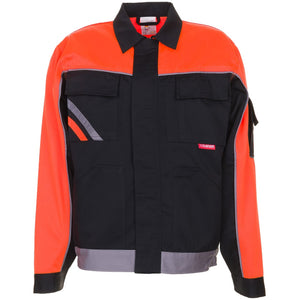 Planam Visline V1 Waisted Jacket black/orange/zinc - Main