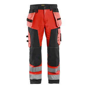 Blaklader BLAKLADER 15672517 Hi Vis Softshell craftsman trousers Hi Vis Reflective Work Trousers Men - Waterproof - 156725175599