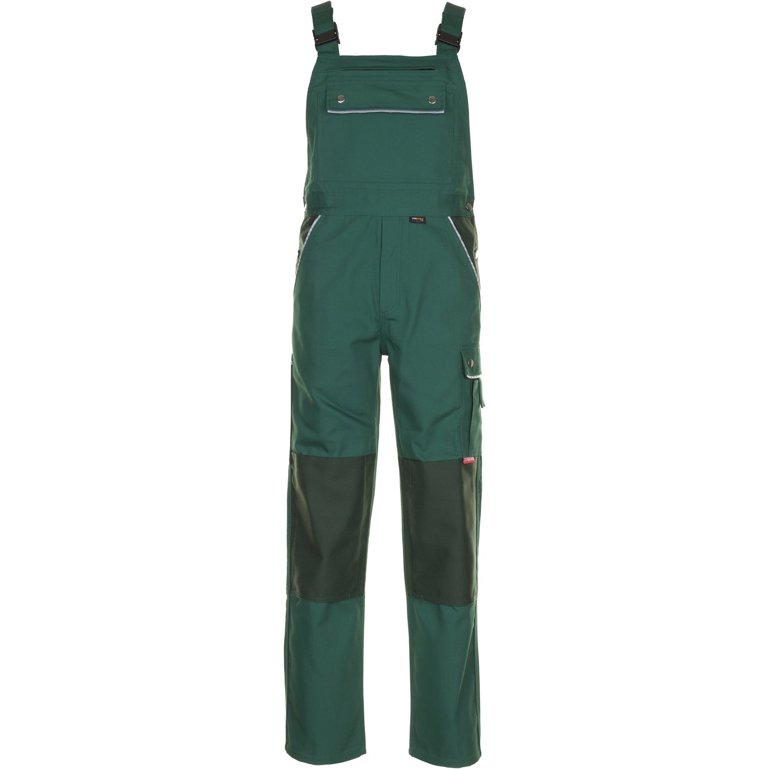 Planam Canvas 320 Dungarees green/green - Main