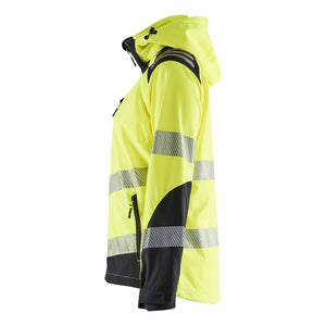 Blaklader BLAKLADER 47912513 Women's Hi Vis Softshell Jacket Hi Vis Reflective Softshell Work Jacket WOMEN - Waterproof - 479125133399_CL