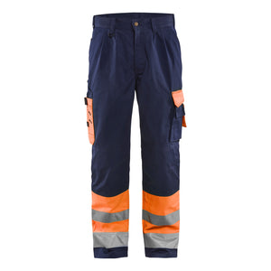 Blaklader BLAKLADER 15841860 | Hi Vis Trousers Hi Vis Reflective Work Trousers Men - Twill Fabric - 158418605389