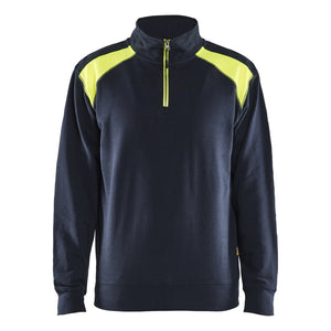Blaklader BLAKLADER 33531158 Half Zip 2 Tone Sweatshirt Work Sweatshirt MEN - 100% Cotton - 335311588633