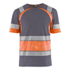 Blaklader BLAKLADER 34211030 Hi Vis T shirt Hi Vis Reflective Short Sleeve Work T-Shirt MEN - 100% Cotton - 342110309653