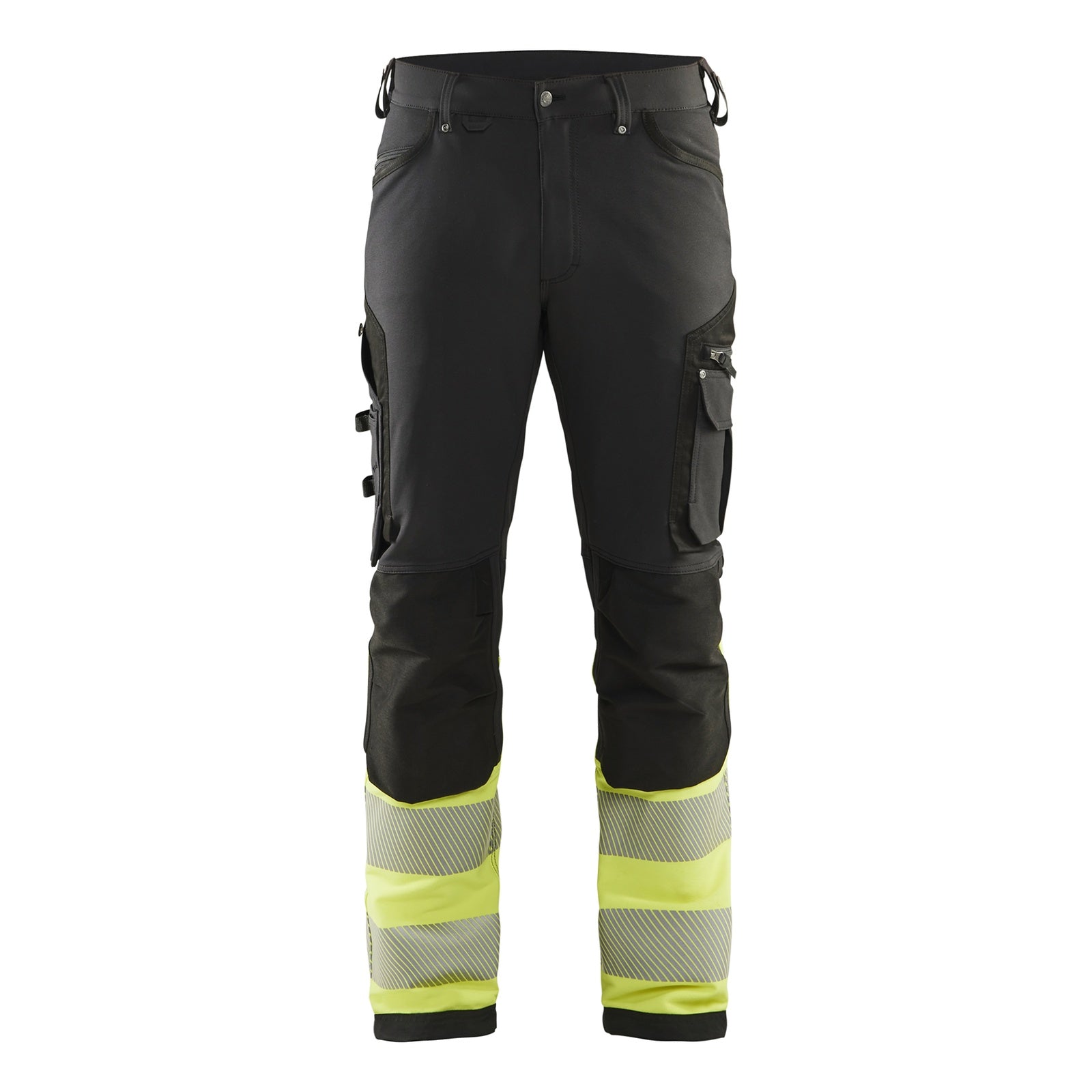 Blaklader BLAKLADER 11931642 | Hi Vis 4 way stretch trousers Hi Vis Reflective Work Trousers Men - Water Repellent - 119316429933