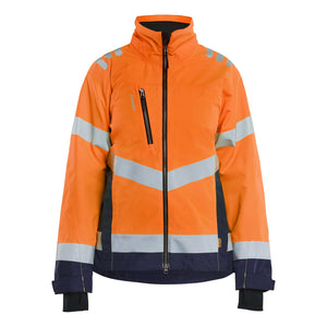 Blaklader BLAKLADER 47611977 Women's Hi Vis Shell Jacket Hi Vis Reflective Shell Work Jacket WOMEN - Waterproof - 476119775389