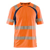 Blaklader BLAKLADER 33971013 Hi Vis UV protected T shirt Hi Vis Reflective Short Sleeve Work T-Shirt MEN - 100% Polyester - 339710135389