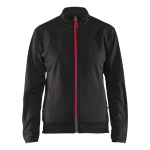 Blaklader BLAKLADER 33942526 Hi Vis Reflective Full Zip Work Sweatshirt WOMEN - Pique Fleece - 339425269956