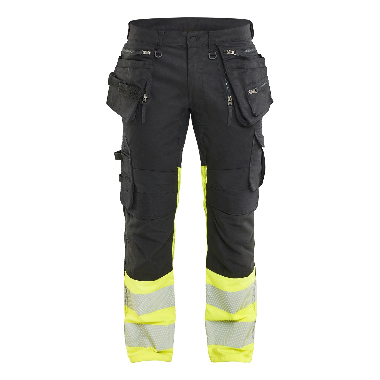 Blaklader BLAKLADER 11301149 | Hi vis Trousers Stretch Hi Vis Reflective Work Trousers Men - Cordura Denim - 113011499933