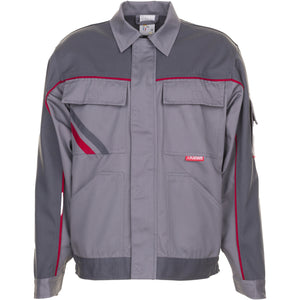 Planam Highline Waisted Jacket zinc/slate/red - Model view 1