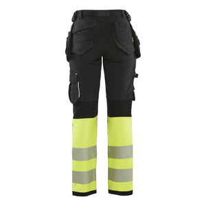 Blaklader BLAKLADER 71931642 | Women's hi vis trouser with 4 way stretch Hi Vis Reflective Work Trousers Women - Water Repellent - 719316429933_2