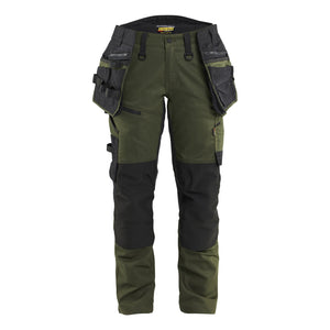 Blaklader BLAKLADER 71701149 | STRIKER Women's Craftsman Trousers with Stretch Work Trousers Women - Cordura Denim - 717011494298