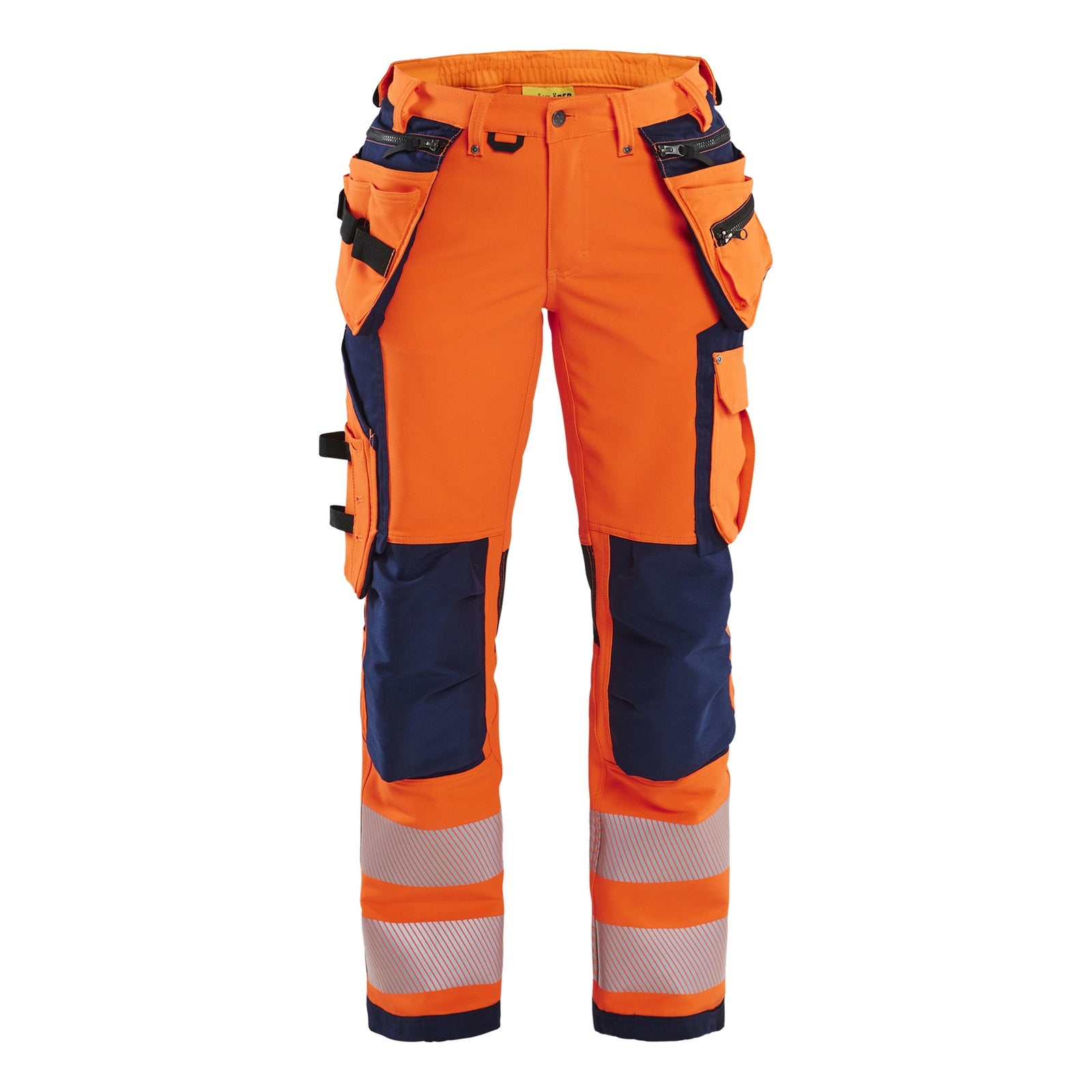 Blaklader BLAKLADER 71971642 | Women's Hi Vis trousers with 4 way stretch Hi Vis Reflective Work Trousers Women - Water Repellent - 719716425389