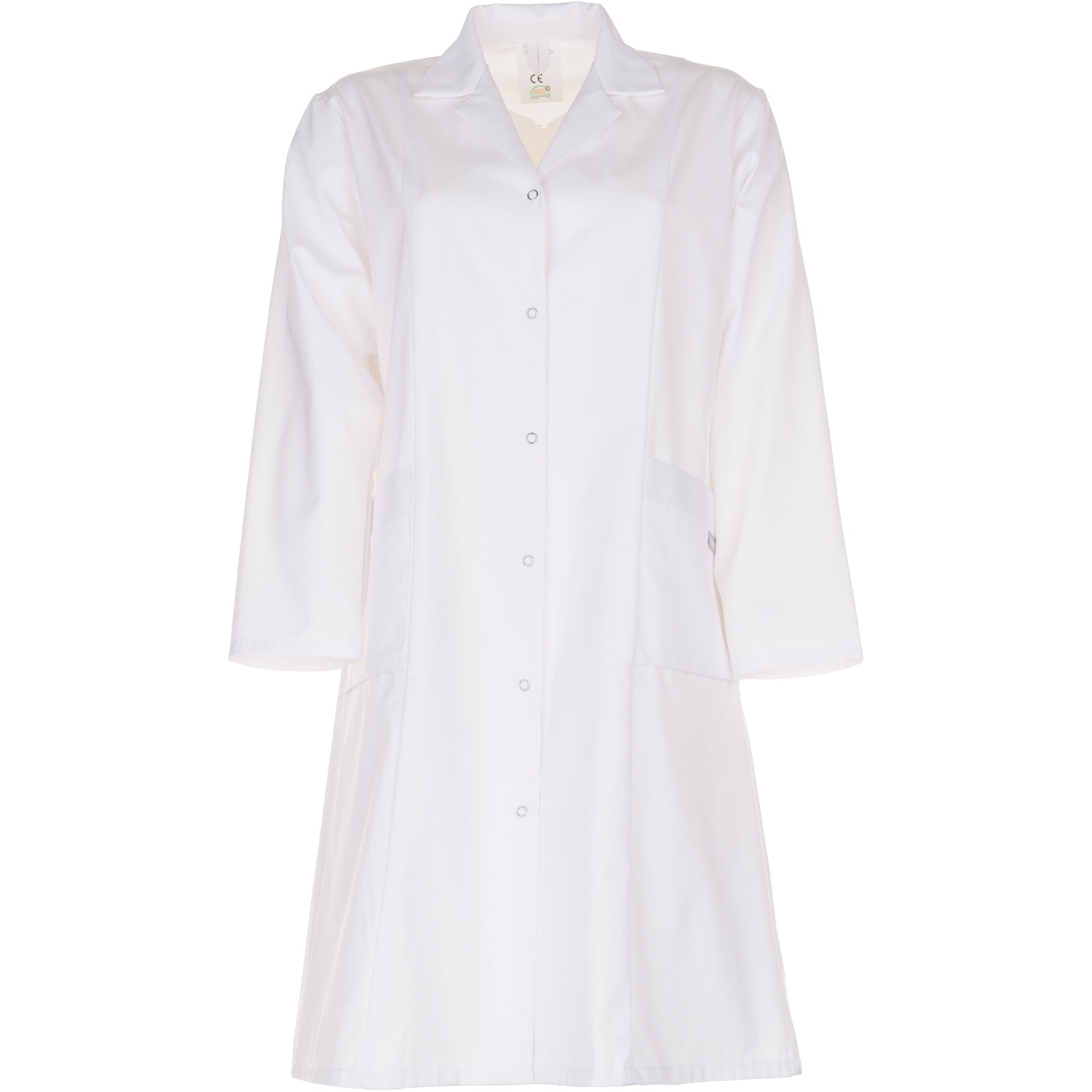 Planam Ladies Coat long sleeve pure white - Main