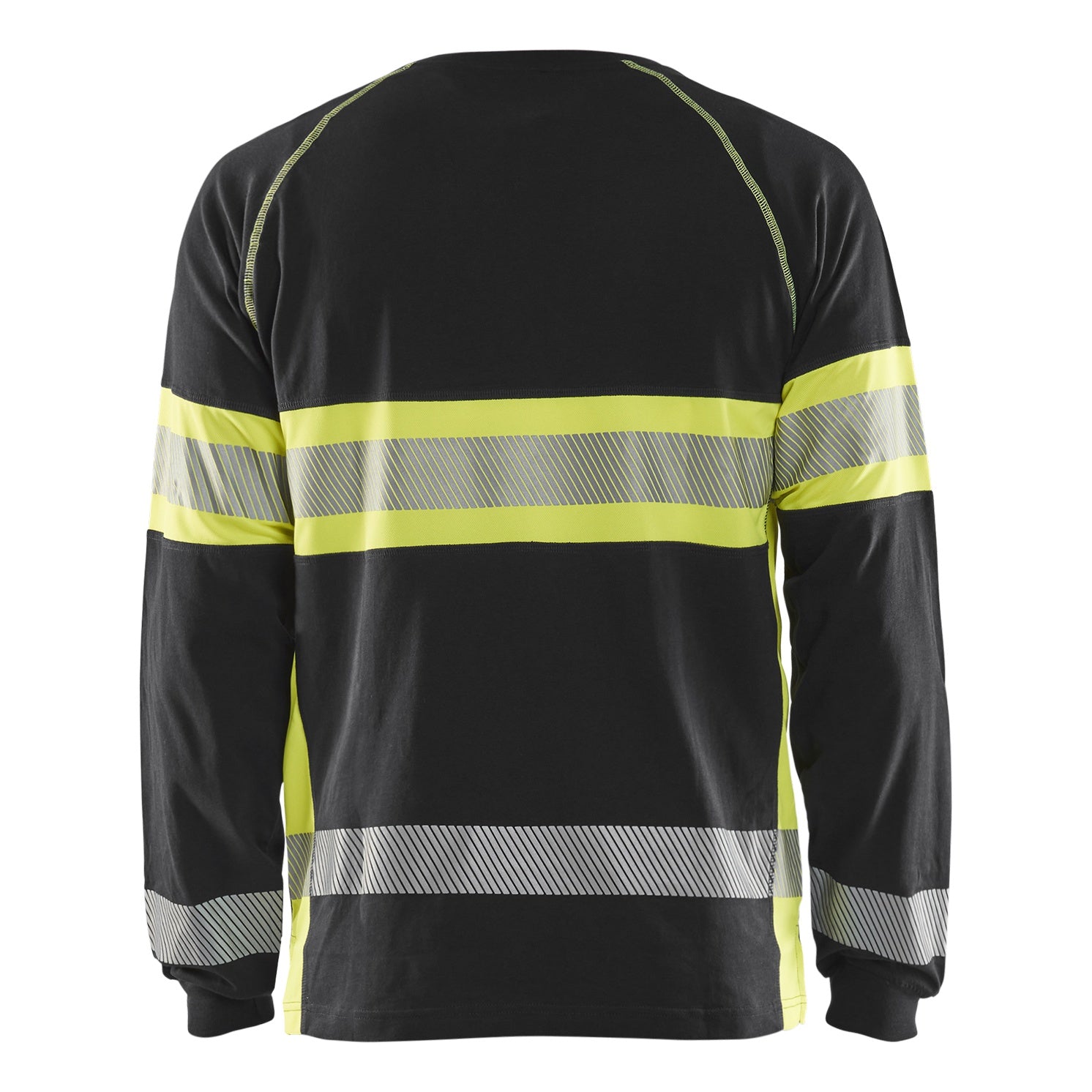 Blaklader BLAKLADER 35101030 Hi Vis Long Sleeved T Shirt Hi Vis Reflective Long Sleeve Work T-Shirt MEN - 100% Cotton - 351010309933_2