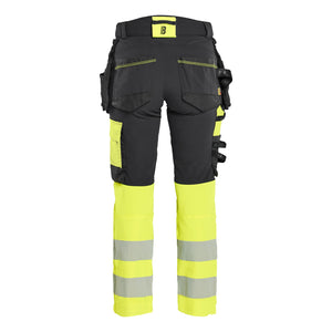 Blaklader BLAKLADER 70251648 Women's Hi Vis trousers 4 way stretch Hi Vis Reflective Work Trousers Women - double weave - 702516489933_2