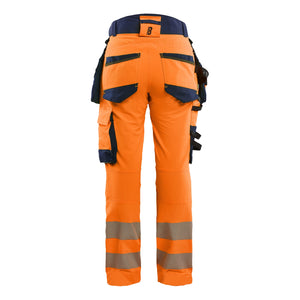 Blaklader BLAKLADER 70221648 Women's Hi Vis trousers 4 way stretch Hi Vis Reflective Work Trousers Women - double weave - 702216485389_2